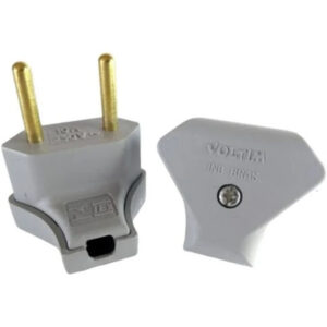 Plug Triangulo 10A Cinza V15 - Voltim