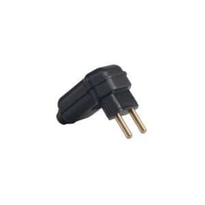 Plug Macho 90° Com Prensa Cabo 10a Preto V17 - Voltim