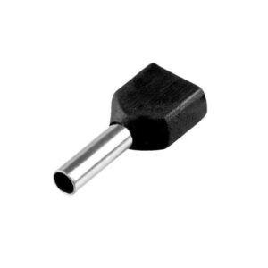 Terminal Ilhos Duplo 1,5mm Preto - Eletrokit