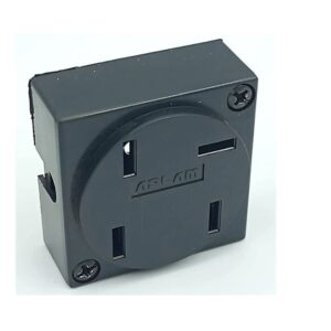 Tomada Padrão + Modelo 2 Vias Com suporte Preto Aplam