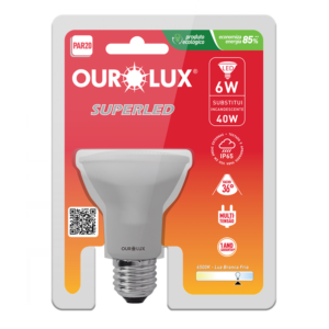 Lâmpada de LED Par20 7W Bivolt Branca E27 - Opus