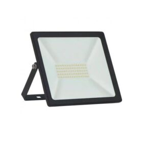 Refletor de LED 100W Branco Bivolt Preto IP65 Slim - Ilum