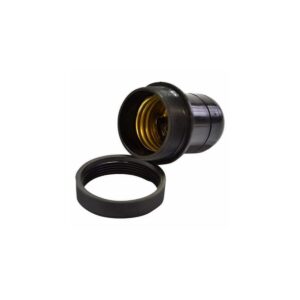 Soquete Para Abajur Preto Lustre 1103 - Perlex