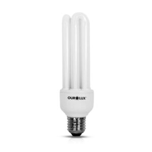 Lâmpada Compacta 3U 25W 110V Amarela - Ourolux