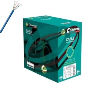 Cabo Multicameras 4P CFTV 300Mts Azul Condutti