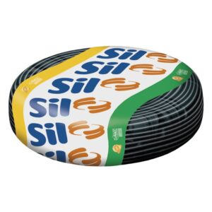 Cabo PP 2x0,5mm 500V Preto - Sil