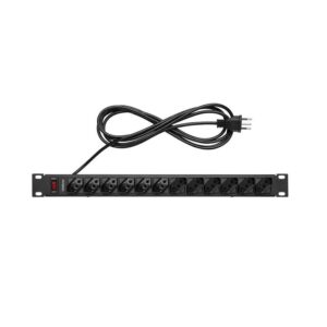 Protetor Eletronico C/12 Tomadas P/Rack 1M EPR212+ Intelbras