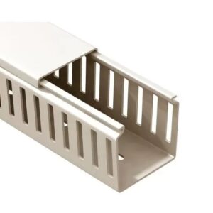 Canaleta Recorte Aberto 30x30mm Creme - Dutoplas