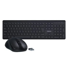 Combo Teclado e Mouse Sem Fio CSI50 Preto Intelbras