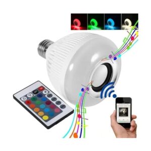Lâmpada De Led Alto Falante + Bluetooth Rgb - Yasin