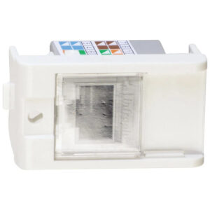 Conector/Keystone RJ45 8 Vias CAT5E Branco DC6KYSTUWT Lunare