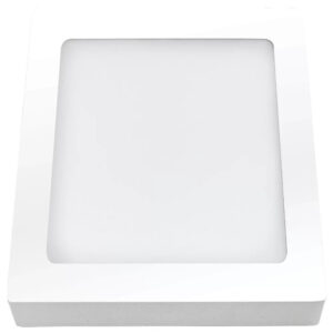 Luminaria Sobrepor Quadrada 36W Branca 40Cm - Ourolux