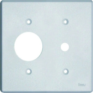 Placa 4x4 1 Posto Redondo/Furo - Radial Pollar