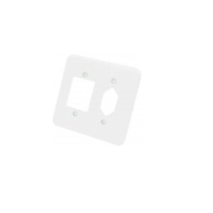 Placa 4x4 3 Tecla 1 Tomada - Radial Pollar