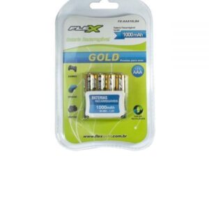Pilha Recarregavel AAA Com 2 1000mAh