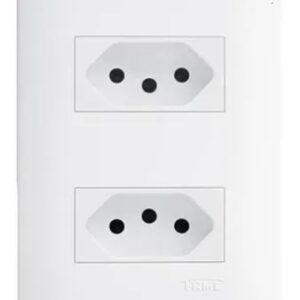 Conjunto 4x2 2 Tomadas 2p+t 10a Separados - 2309 FameHabitat