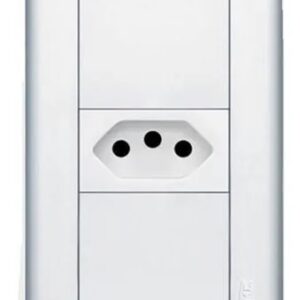 Conjunto 4x2 Tomada 2p+t 10a Branca - 1429 Fame Modulare