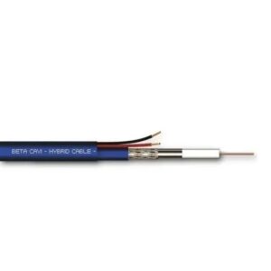 Cabo Coaxial 3.3mm HD4019 Com 200Mts Azul Beta Cavi