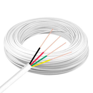 Cabo Alarme 50/04 Vias Com 100Mts Branco Frapa
