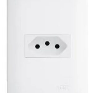 Conjunto 4x2 Tomada 2p+t 10a Branca - 2097 Fame Habitat