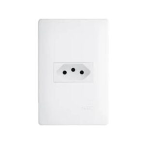 Conjunto 4x2 Tomada 2p+t 20a Branco - 2098 Fame Habitat