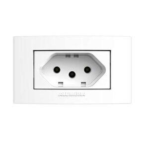 Conjunto Tomada 20A Branca 85118 - Alumbra Movel Pro