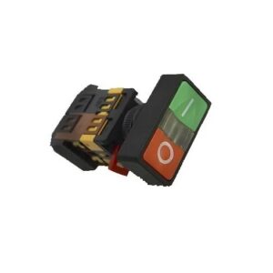 Botão Comando Dupla 30mm PW855-30 Com Ilum 1NA+1NF - JNG