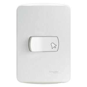 Conjunto 4x2 Interruptor Pulsador Branco S3B62460 - Miluz