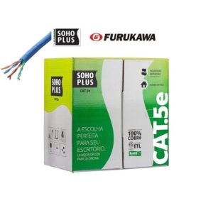 Cabo Lan 4Px24 Homologado Cat5e CMX 305Mts Azul Furukawa Soh