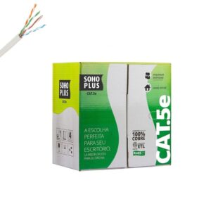 Cabo Lan 4Px24 Homologado Cat5e CMX 305Mts Branco Furukawa S