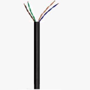 Cabo Lan CFTV 4 Pares Torcido 0.4mm Cobre 300Mts Preto Frapa