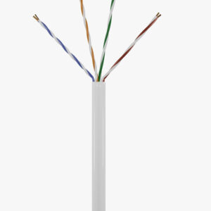 Cabo Lan CFTV 4 Pares Torcido 0.4mm Cobre 300Mts Branco Frap