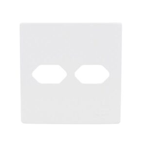 Placa 4x4 2 Posto Tomada Nova - Radial Pollar