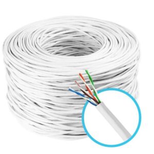 Cabo Lan CFTV 4Px24 Com 305Mts Branco Xtronic