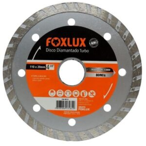 Disco Diamantado 4.3/8 Turbo 110x20mm - Foxlux