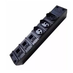 Calha Com 3 Tomadas 10A 3 Colares RJ45 Sollan