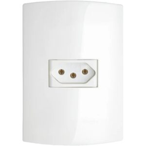 Conjunto 4x2 Tomada 20A Branca PRM2472 - Lumen
