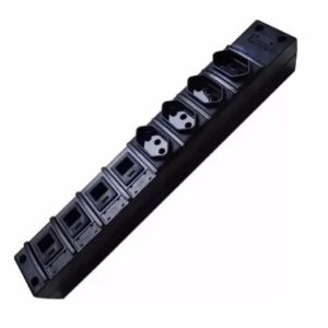 Calha Com 4 Tomadas 10A 4 Colares RJ45 Sollan