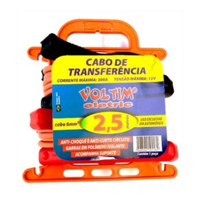 Cabo Chupeta Para Bateria 2,5Mts 6mm V-60 - Voltim