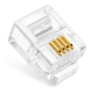 Plug Modular RJ11 6x4 Com 20