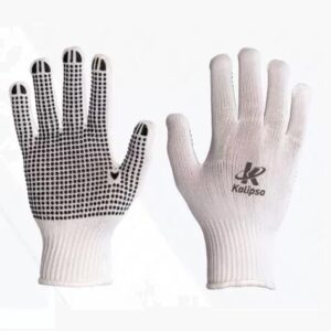 Luva Tricotada Malha Pigmentada Branca - Kalipso