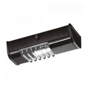 Luminaria Para Lâmpada Compacta Simples Preto - Incolustra D