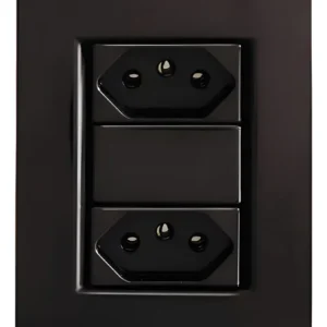Conjunto 2 Tomada 20A Grafite - Tramontina Liz