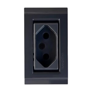 Conjunto Móvel Tomada 10A Grafite 57170141 - Tramontina Liz