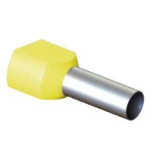 Terminal Pre Isolado Ilhos Simples 25mm Amarelo - Eletrokit