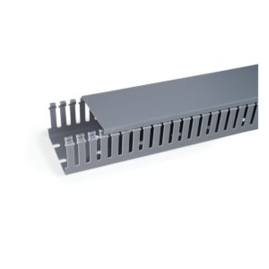 Canaleta Heladuct Recorte Aberto 80x80mm Cinza - Hellermann