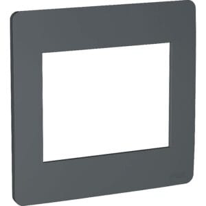 Placa 4x4 3+3 Gamma Silver S730203274 - Orion Schneider