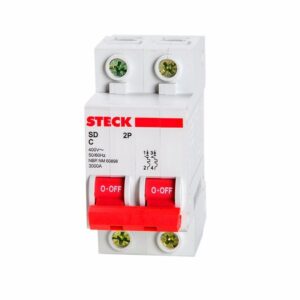 Disjuntor Bipolar 70A Curva C - Steck