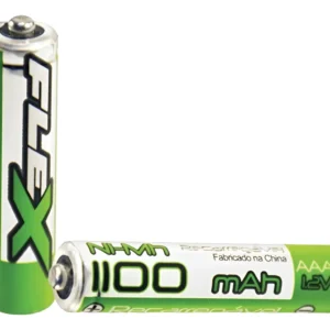 Pilha AAA Com 2 1100mAH - Flex