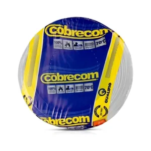 Cabo Flexivel 2,5mm 50 Metros Branco - Cobrecom
